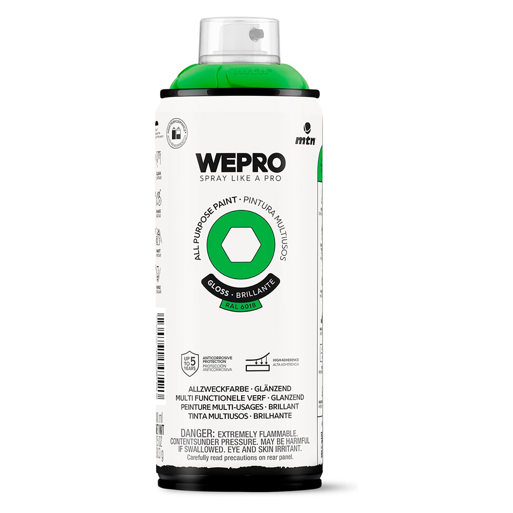 Pintura Mtn Wepro Solvent Verde Fiona 400 ml