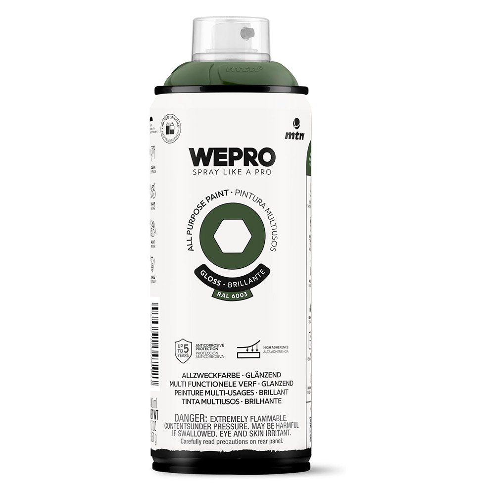 Pintura Mtn Wepro Solvent Verde Rugby 400 ml