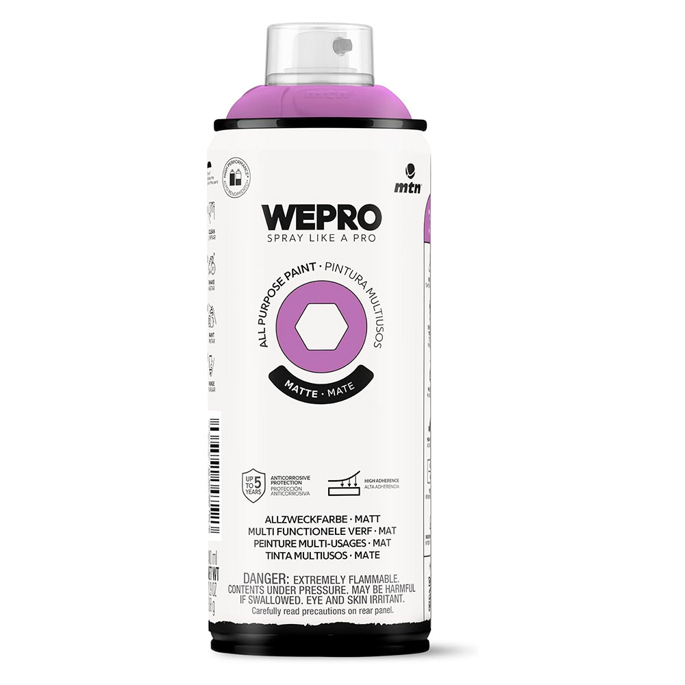 Pintura Mtn Wepro Solvent Violeta Revolución 400 ml