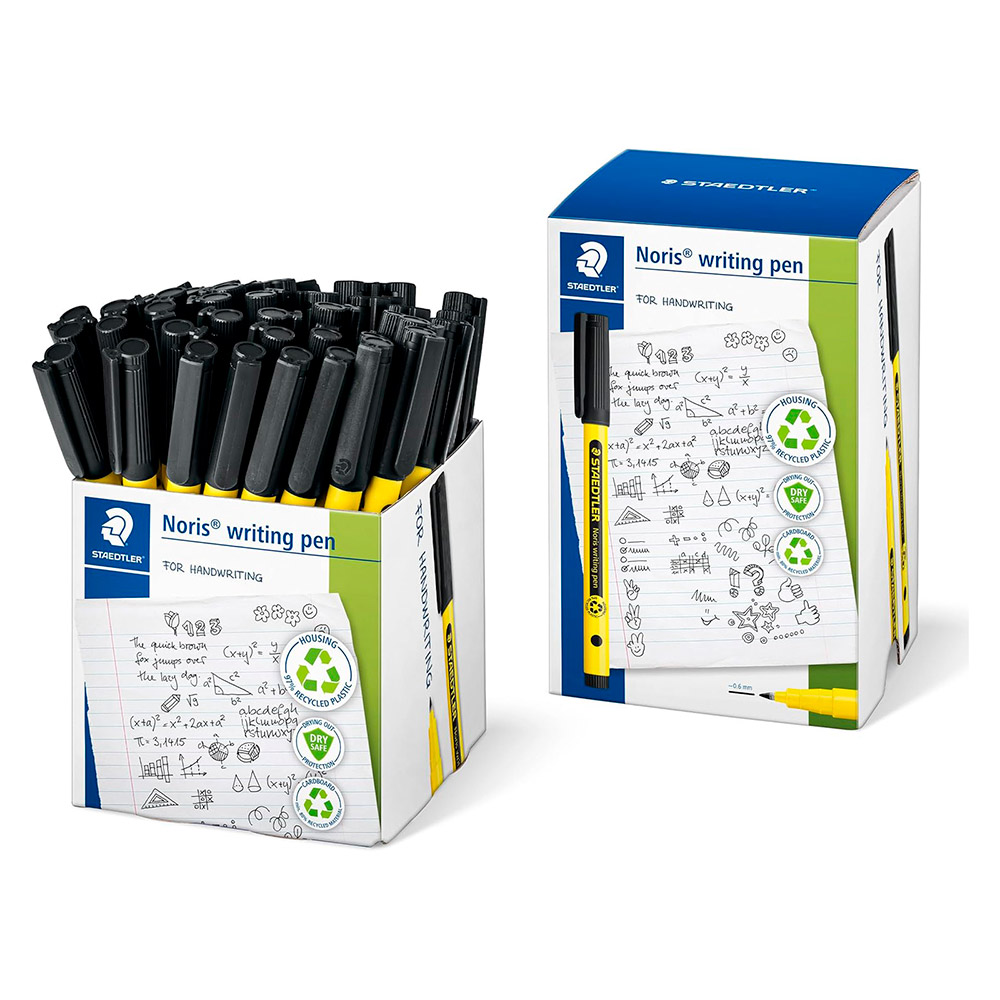 Rotuladores Noris Writing Pen 307 Negro Caja Expositora (1ud.)