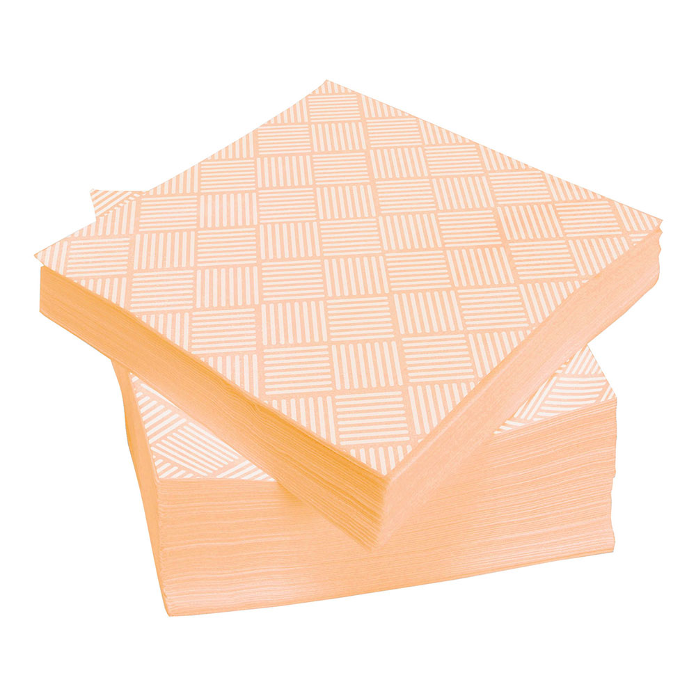 Servilleta Lisa 3V Naranja 33 x 33Cm 20 Uds