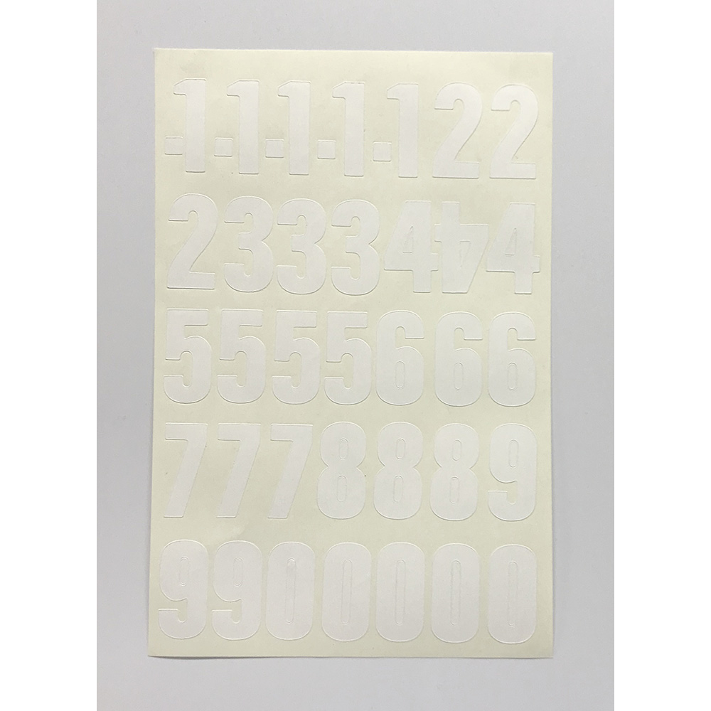 Numero Folio 50Mm Blanco