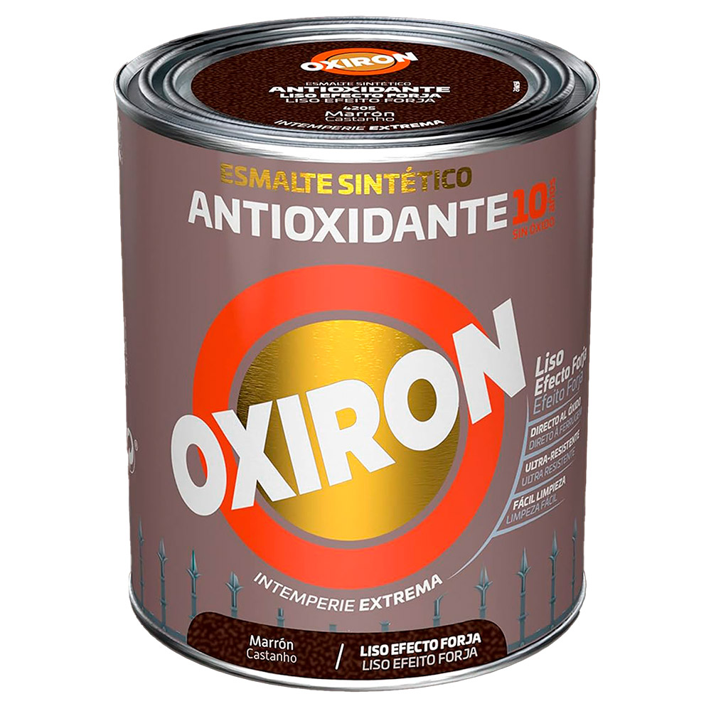 Oxiron Esmalte Liso Forja Marrón 4 l