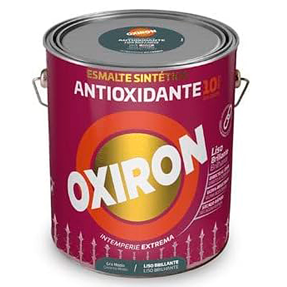Oxiron Esmalte Liso Brillante Gris Medio 4 l