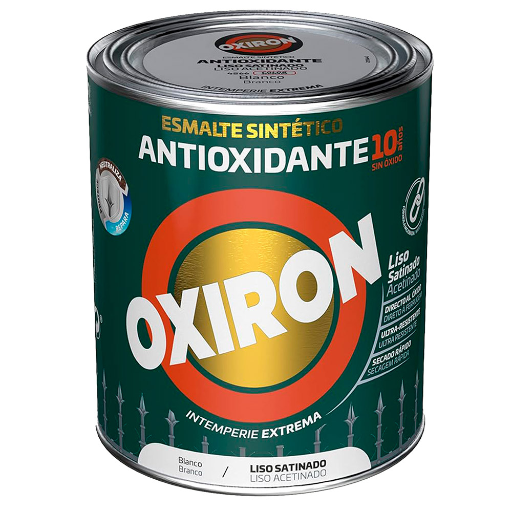Oxiron Esmalte Liso Satinado Blanco 4 l
