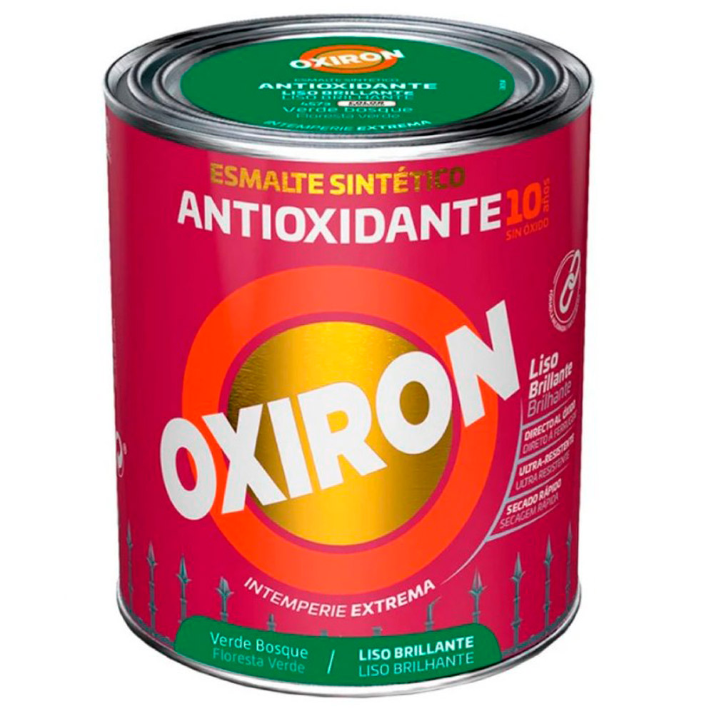 Oxiron Esmalte Liso Brillante Verde Bosque 4 l