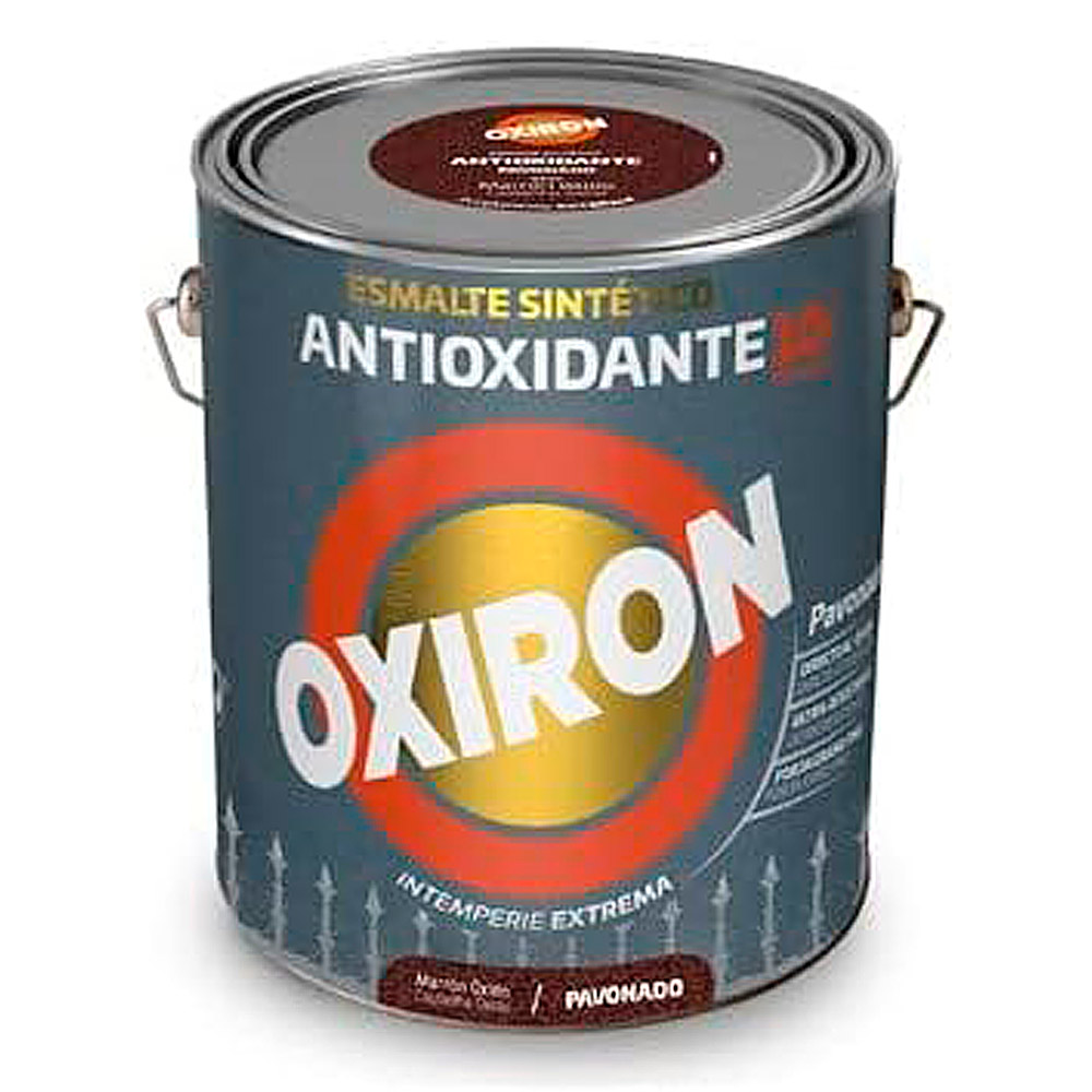 Oxiron Esmalte Pavonado  Marrón Óxido 4 l
