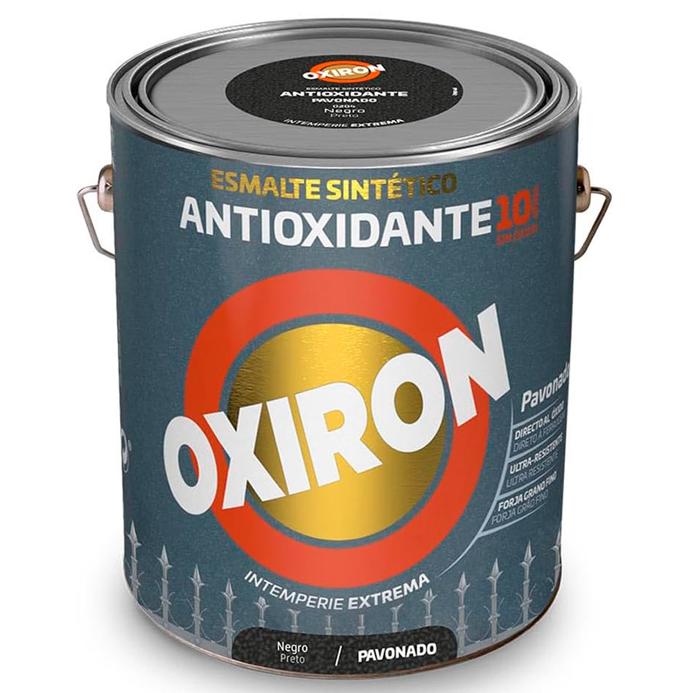 Oxiron Esmalte Pavonado Negro 4 l