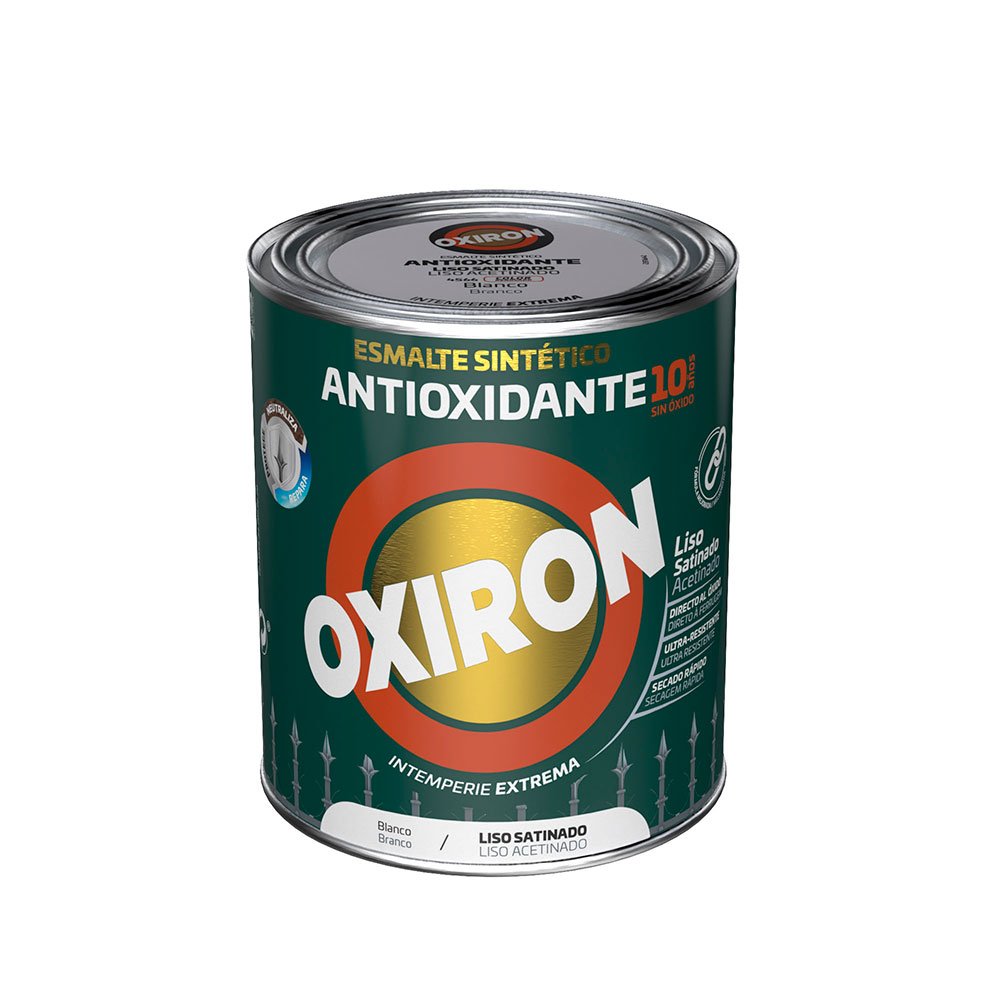 Oxiron Esmalte Antioxidante Liso Satinado Blanco 0,75l
