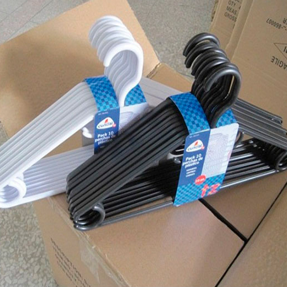 Perchas Plástico Pack 10 uds.