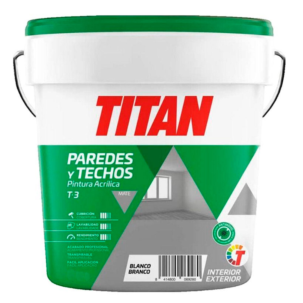 Pintura Acrílica T-3 Base Neutra 1 l