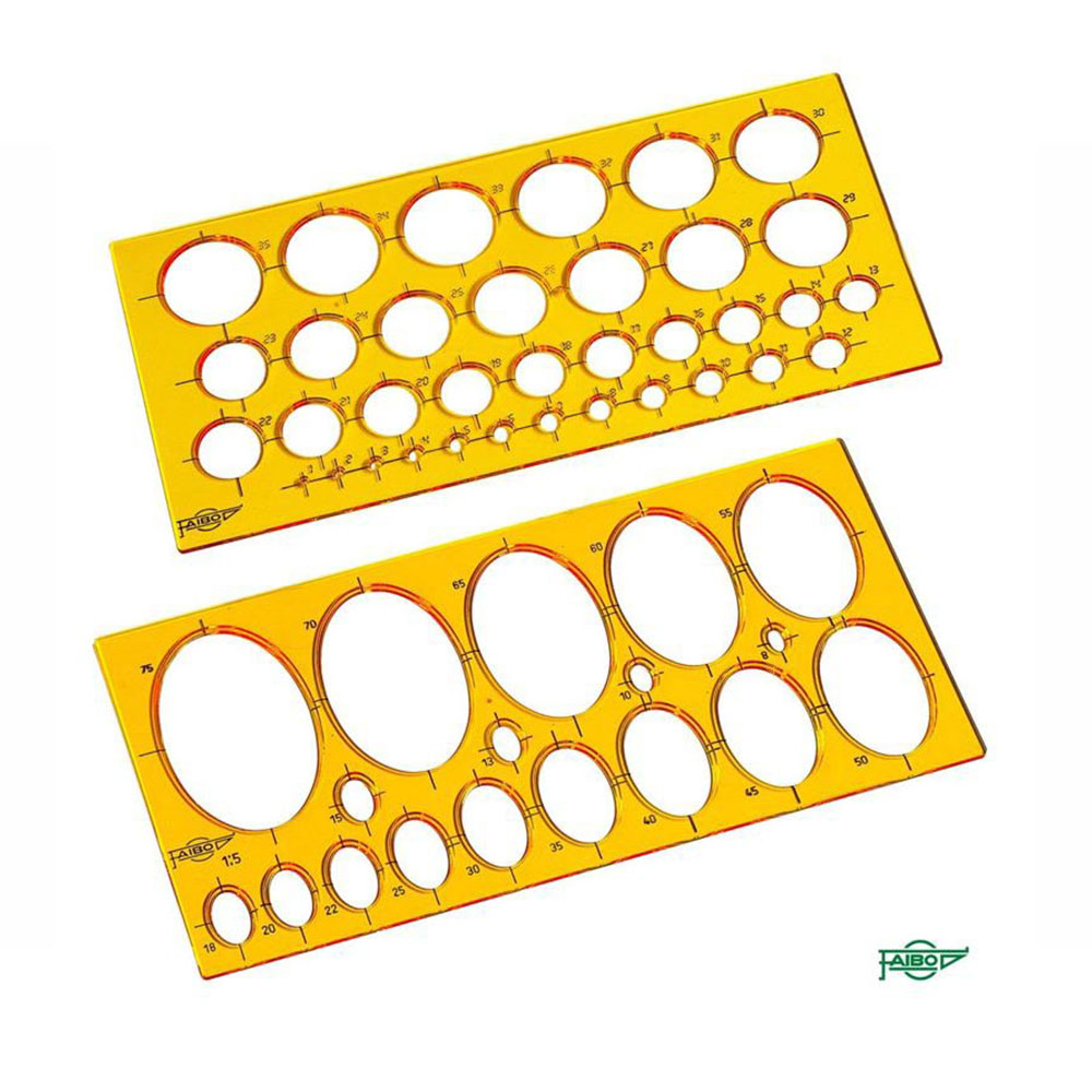 Plantillas De Elipses Y Círculos - Ref. 271 / Plantillas Circulos