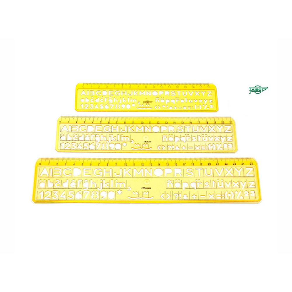 Plantillas Escolares Para Rotular - Ref. 260 / Bolsa Plantillas Rotular