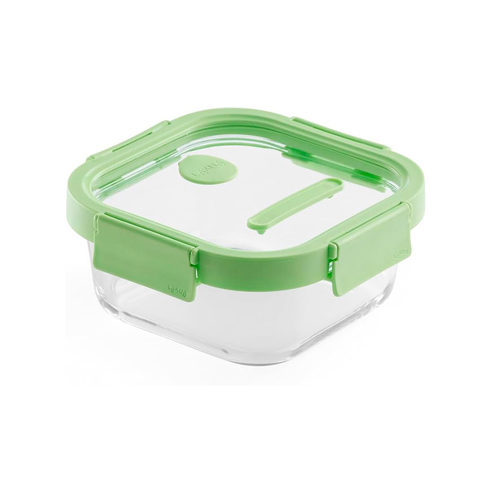 Recipiente Hermético 100% Vidrio Cuadrado 800ml