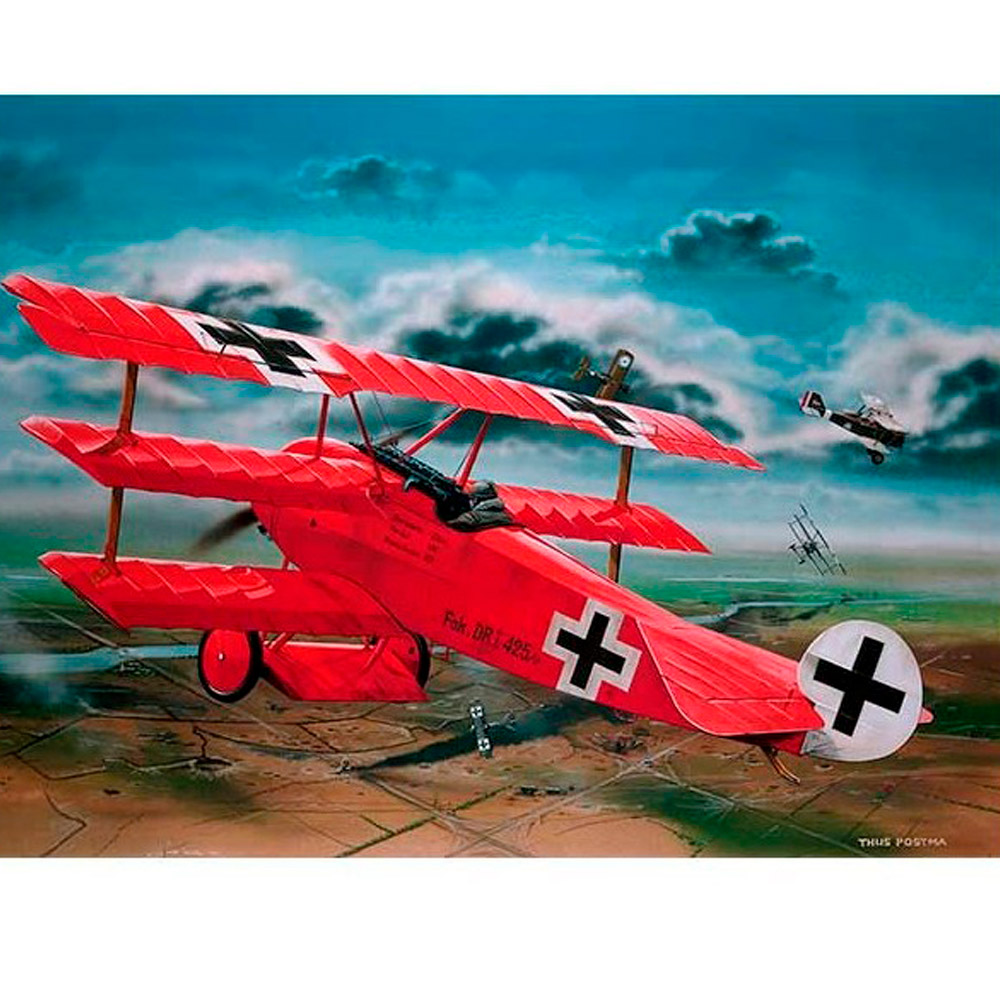 Revell Maqueta Avión Fokker Dr.I Richthofen 1:28