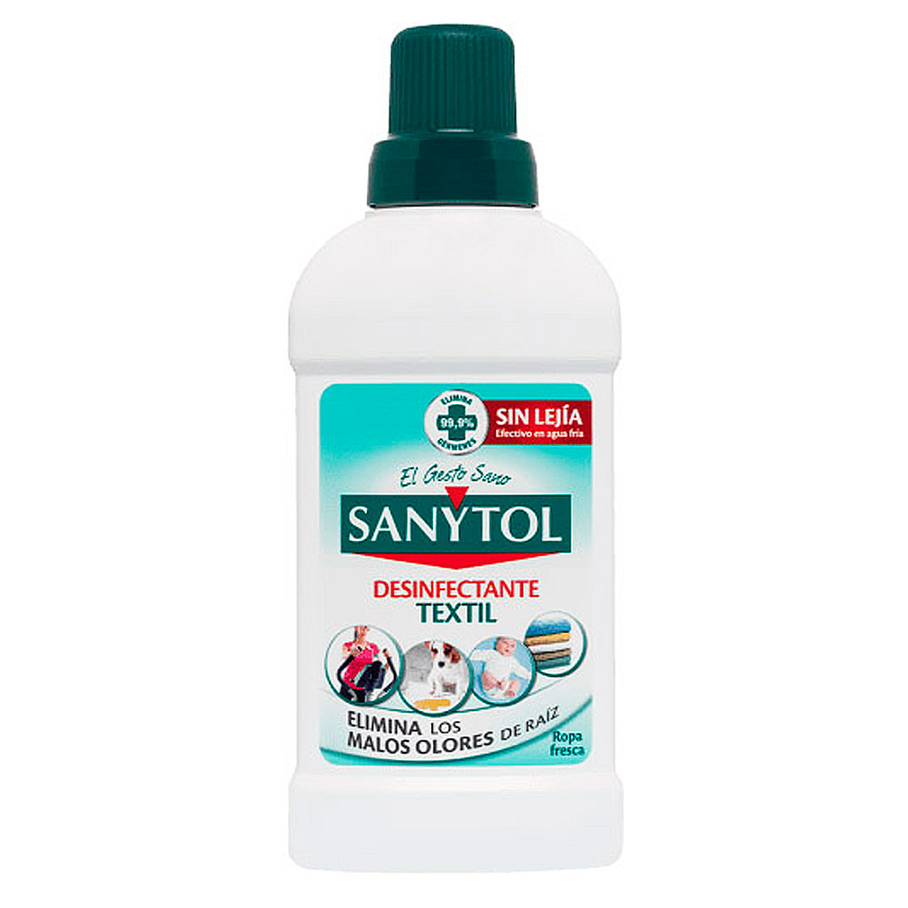 Sanytol - Spray Elimina Olores - 8 envases de 500 ml 