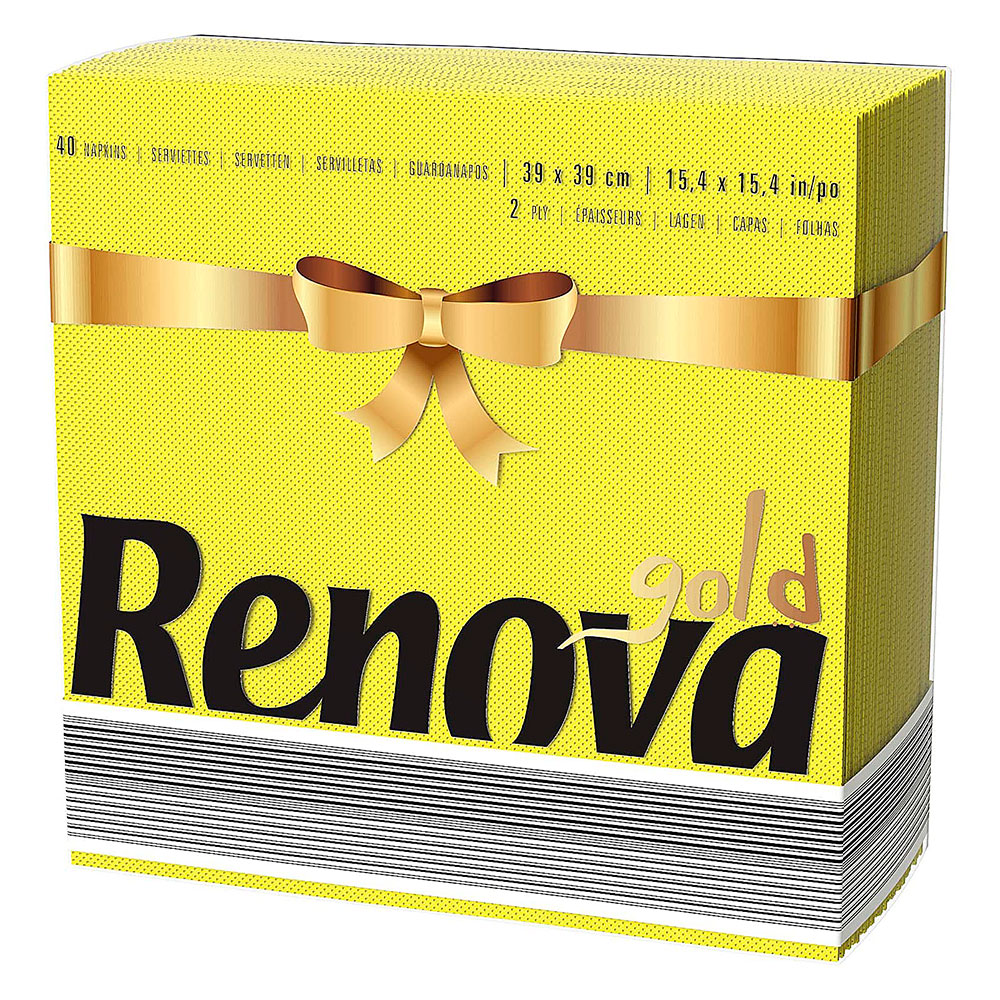 Servilletas Renova Gold Amarillo