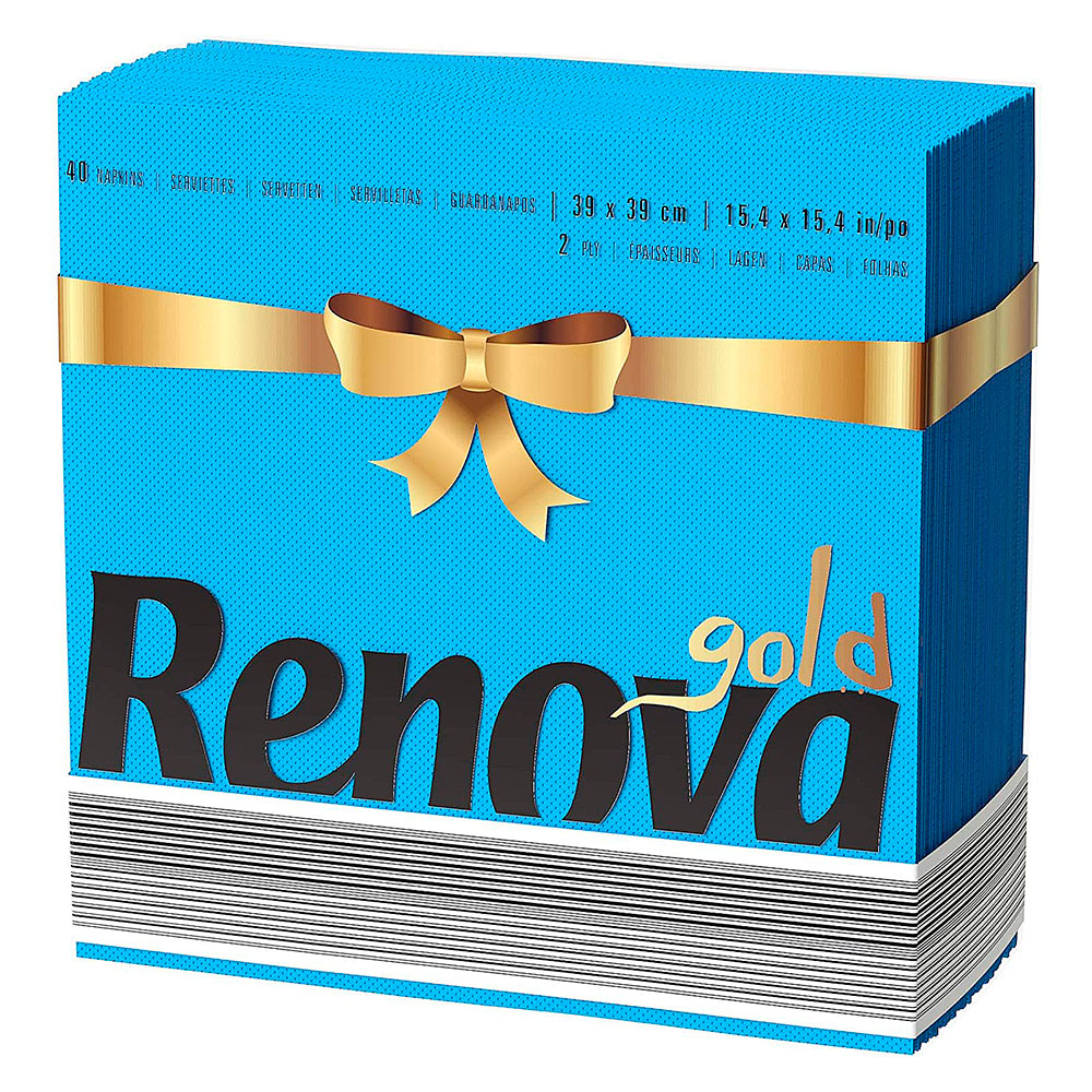 Servilletas Renova Gold Azul