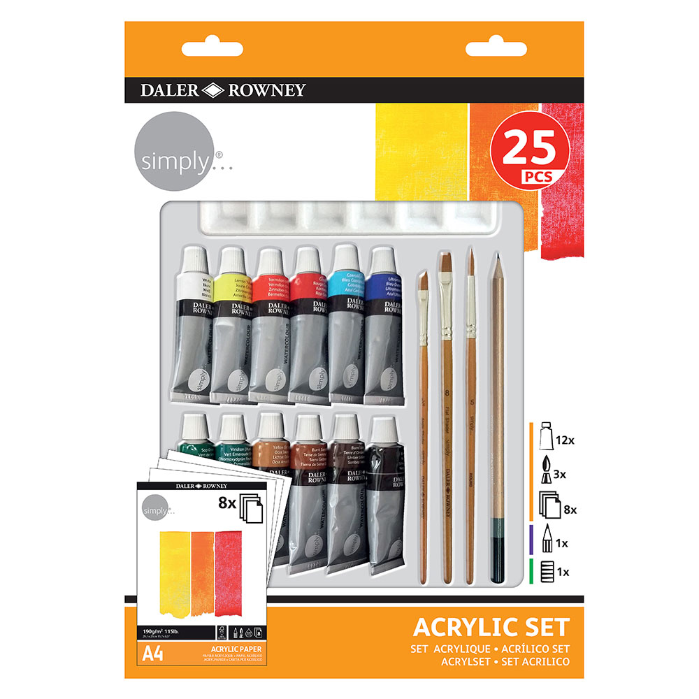 Simply Set Acrílico 25 Piezas