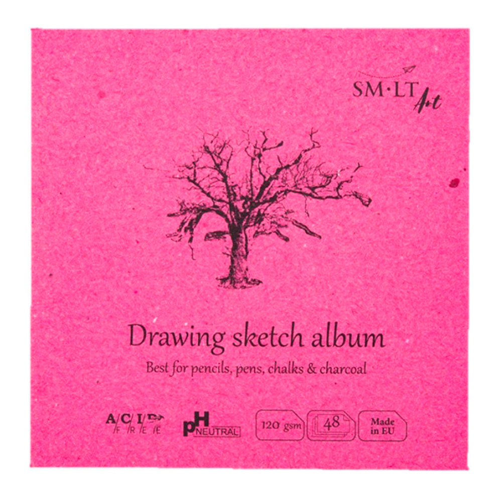 Bloc Sm Lt 14x14 Sketch Álbum Dibujo 120 g PH Neutro Sin Ácido