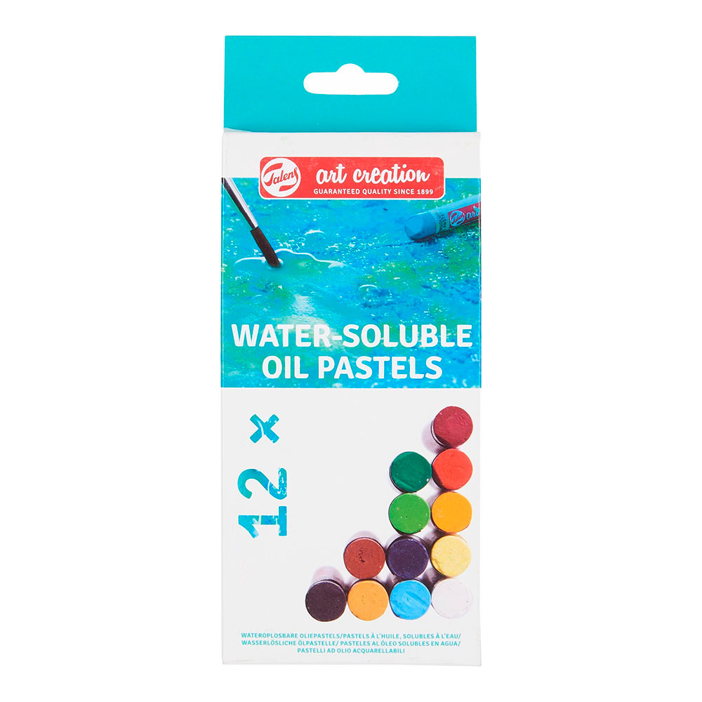 Set Pasteles al Óleo Solubles en Agua 12 uds