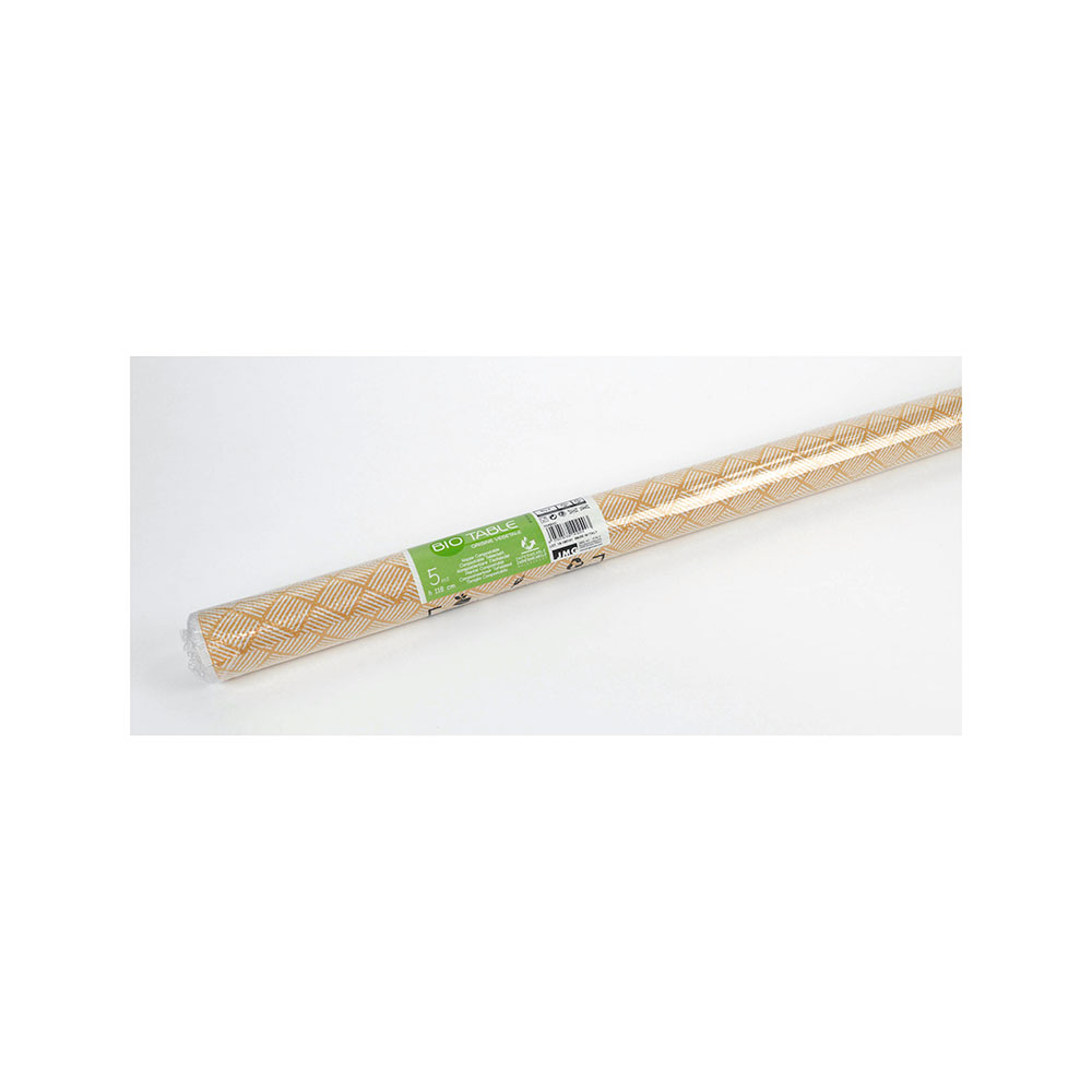 Mantel Rollo Papel+Pla Compost. Naranja 1,2 x 5 M