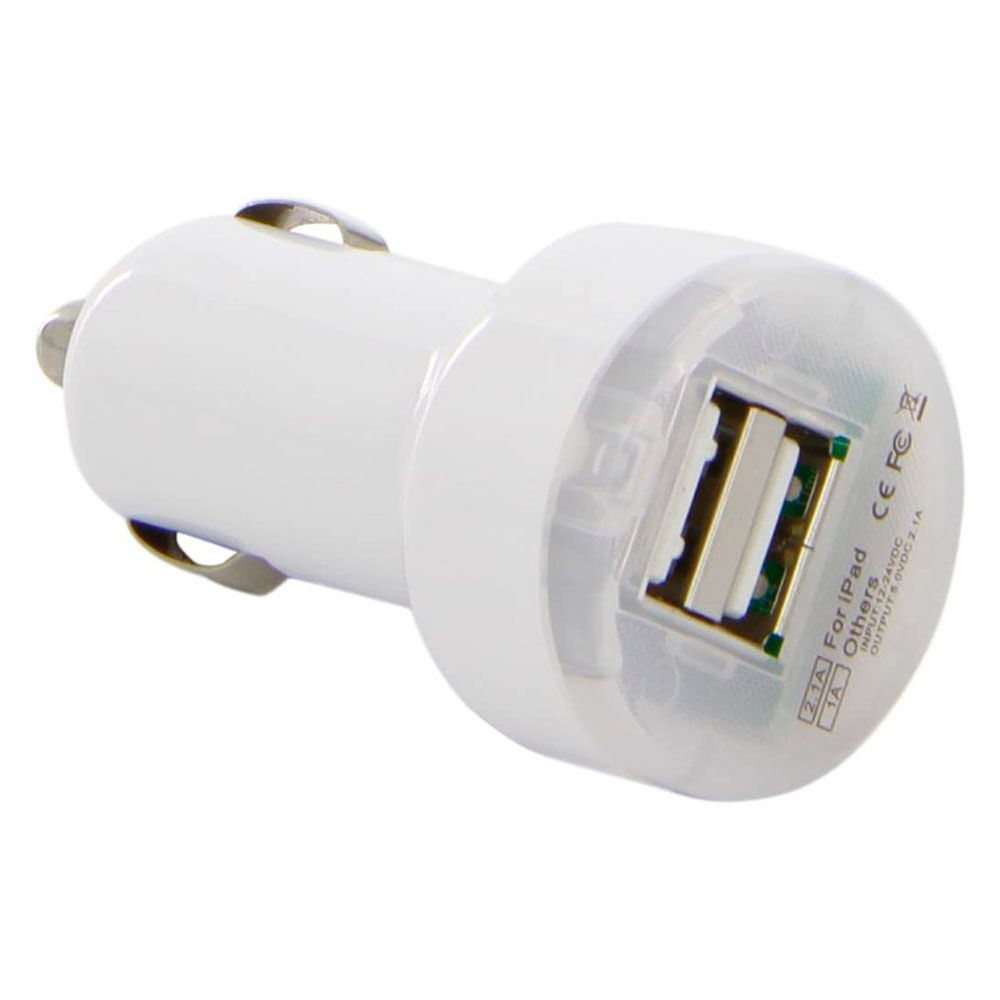 Cargador USB Dual Blanco