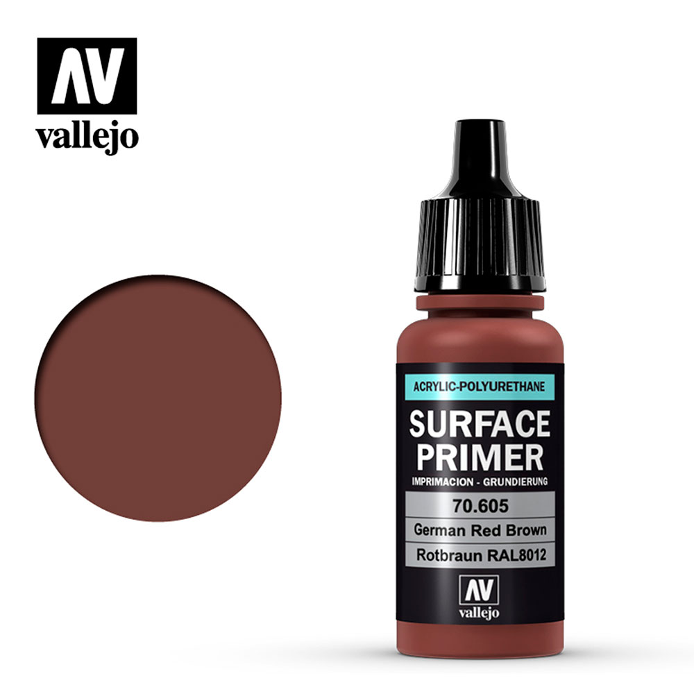 Pintura Acrílica Mate Surface Primer Rotbraun Ral8012 17 ml