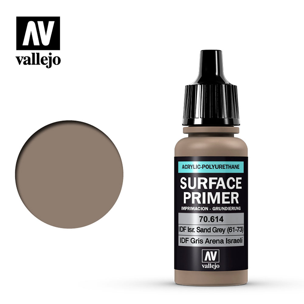 Pintura Acrílica Mate Surface Primer Idf Gris Arena Israel 17 ml