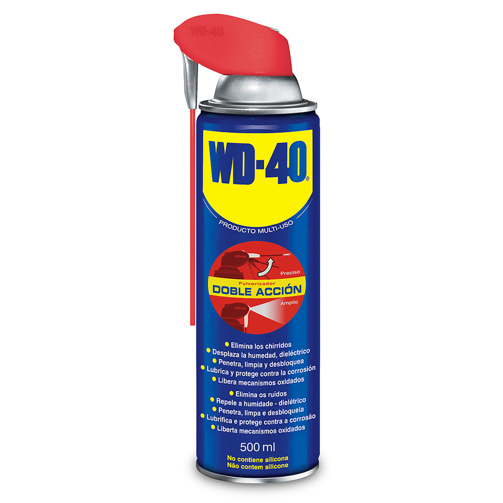 WD-40 Lubricante Multi-uso Spray Doble Acción 500 ml