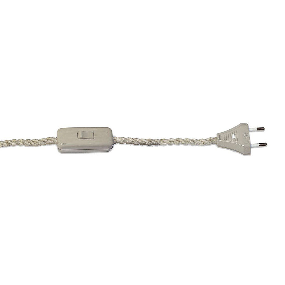 Conexión Con Cable Textil  LINO Maxi. 40w 10a-220v