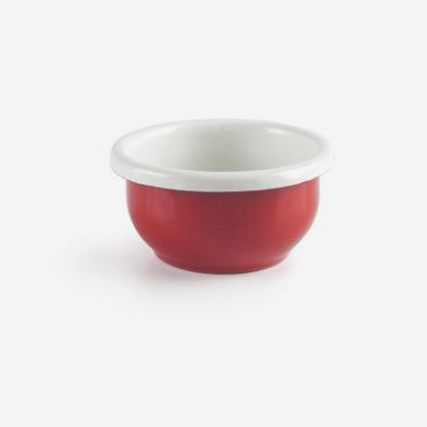 Cuenco para Snack Rojo Acero Esmaltado 0,230l.