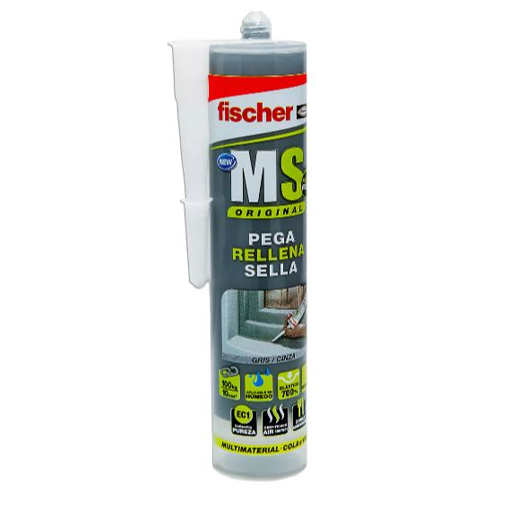 Adhesivo Sellante Ms Gris 290ml.