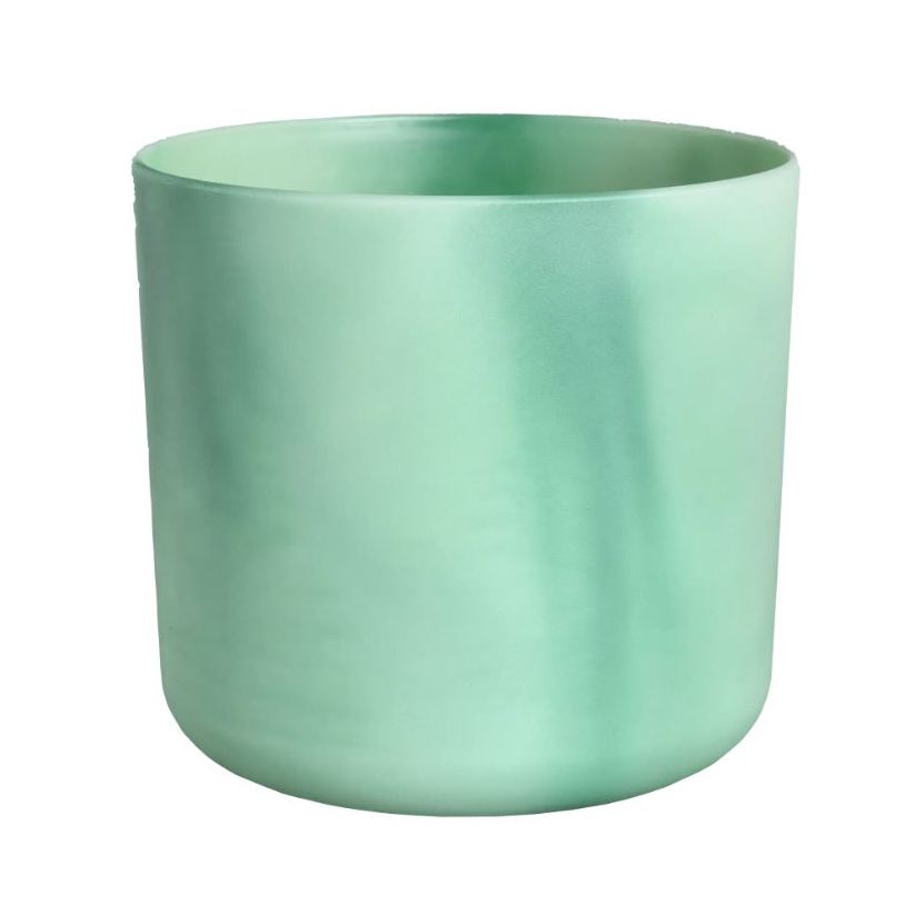 Maceta Ocean Collection Verde Pacífico 14cm. (diámetro) x 13 cm. (alto)