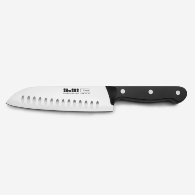 Cuchillo Santoku Premium Acero inoxidable 170mm.