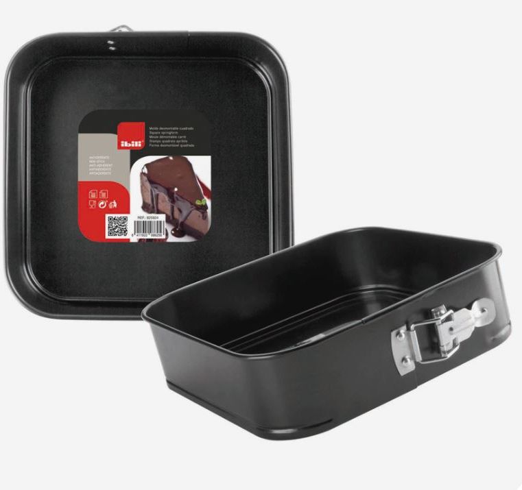 Molde Desmontable Antiadherente 24x24cm.