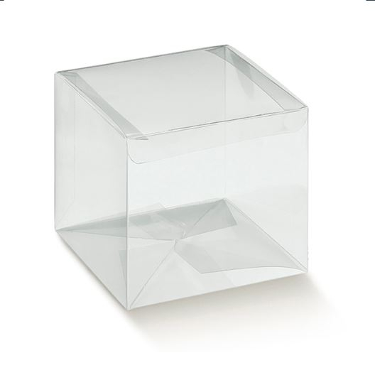 Caja Transparente PVC 50x50x50 mm