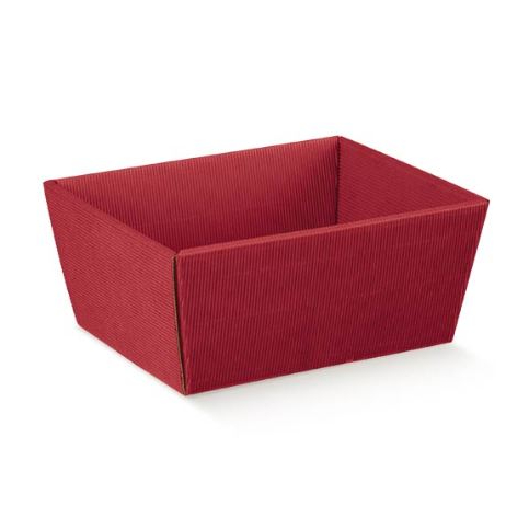 Cuenco de Cartón Burdeos Onda 170x170x80 mm