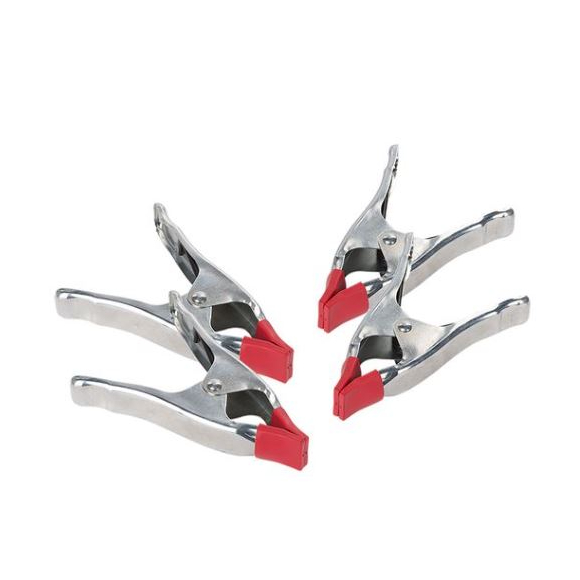 Juego Pinzas Metálicas 150mm. 4 piezas