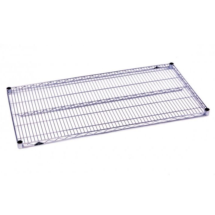 Estante Super Erecta Cromo 122x45cm.